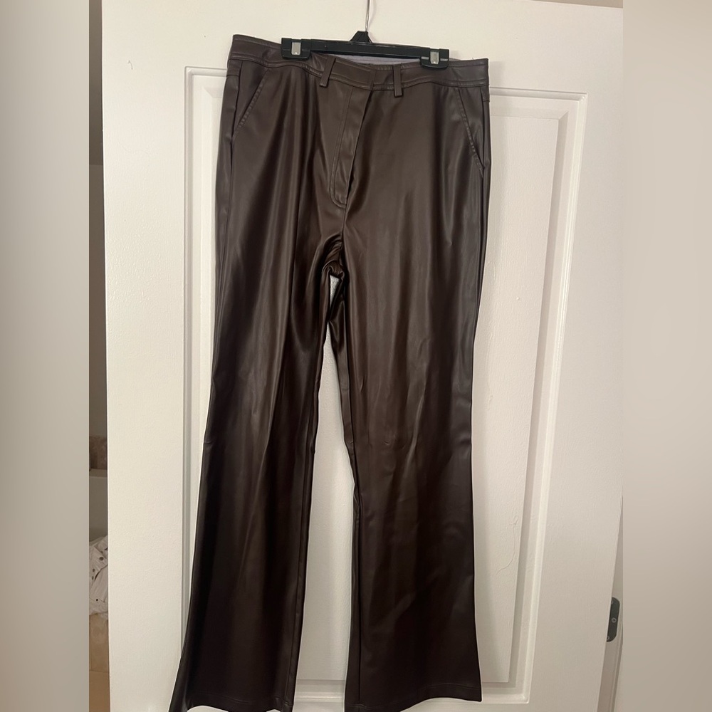 Halogen Chocolate Brown Flare Pants